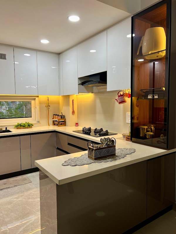 Kitchen with island